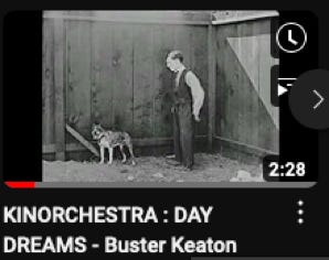 Extrait de Daydreams Buster keaton -2021/22 - Kinorchestra